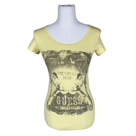 Unisex Guess - T-särk, suurus 34 - Kollane ()