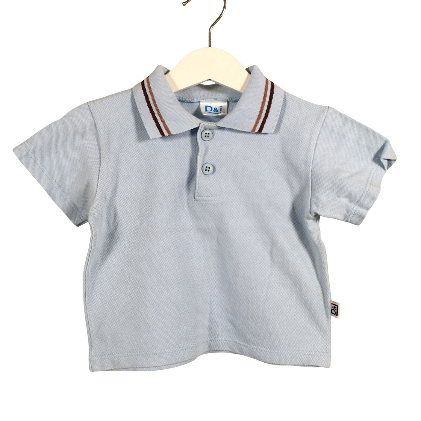 Unisex D&J Familjeklubben - Polosärk, suurus 74 - 80 - Helesinine (1)