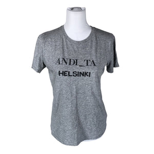 Unisex Andiata - T-särk, suurus 34 - Hall (1)