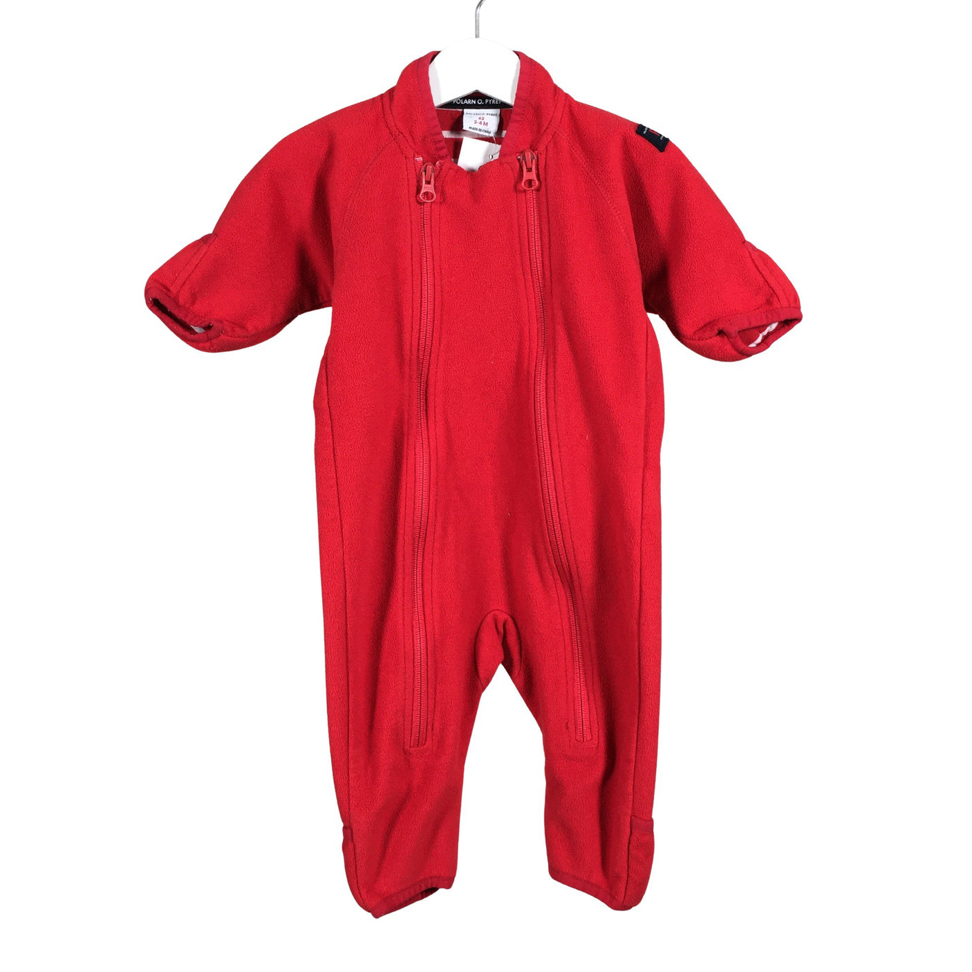 Unisex Polarn O. Pyret - Tuuletõkkekombinesoon, suurus 56 - 62 - Punane (1)