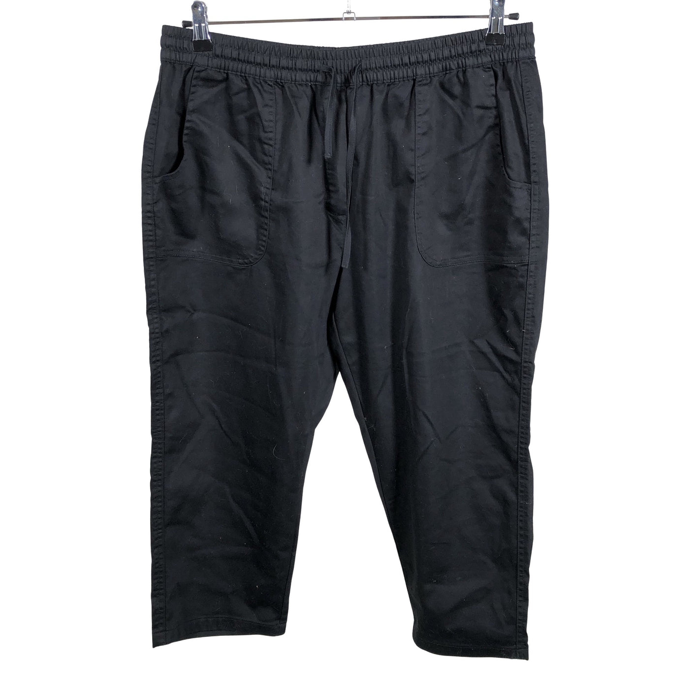 Unisex Soyaconcept - Mittevenivad poolpikad püksid, suurus 44 - Must (1)