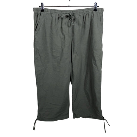 Unisex Soyaconcept - Mittevenivad poolpikad püksid, suurus 44 - Roheline ()