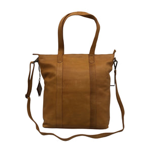 Unisex Gusti Leder - Käekott, suurus Maxi - Pruun (1)