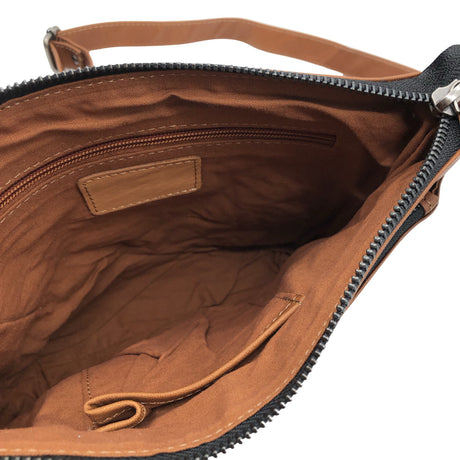 Unisex Gusti Leder - Õlakott, suurus Midi - Pruun (2)
