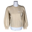 Unisex Ganni - Dressikangast pluus, suurus 36 - Beige ()