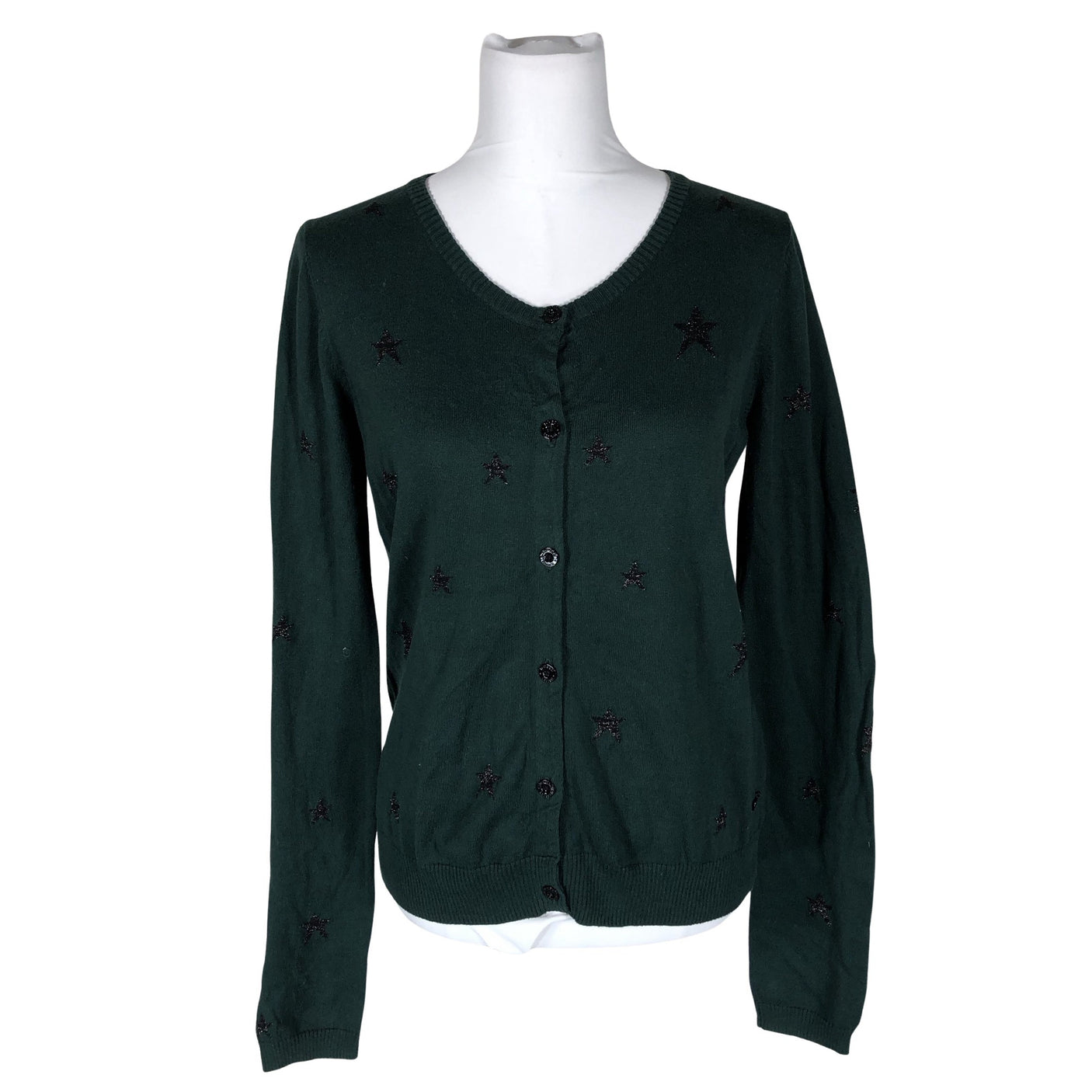 Unisex Maison Scotch - Kardigan, suurus 34 - Roheline (1)