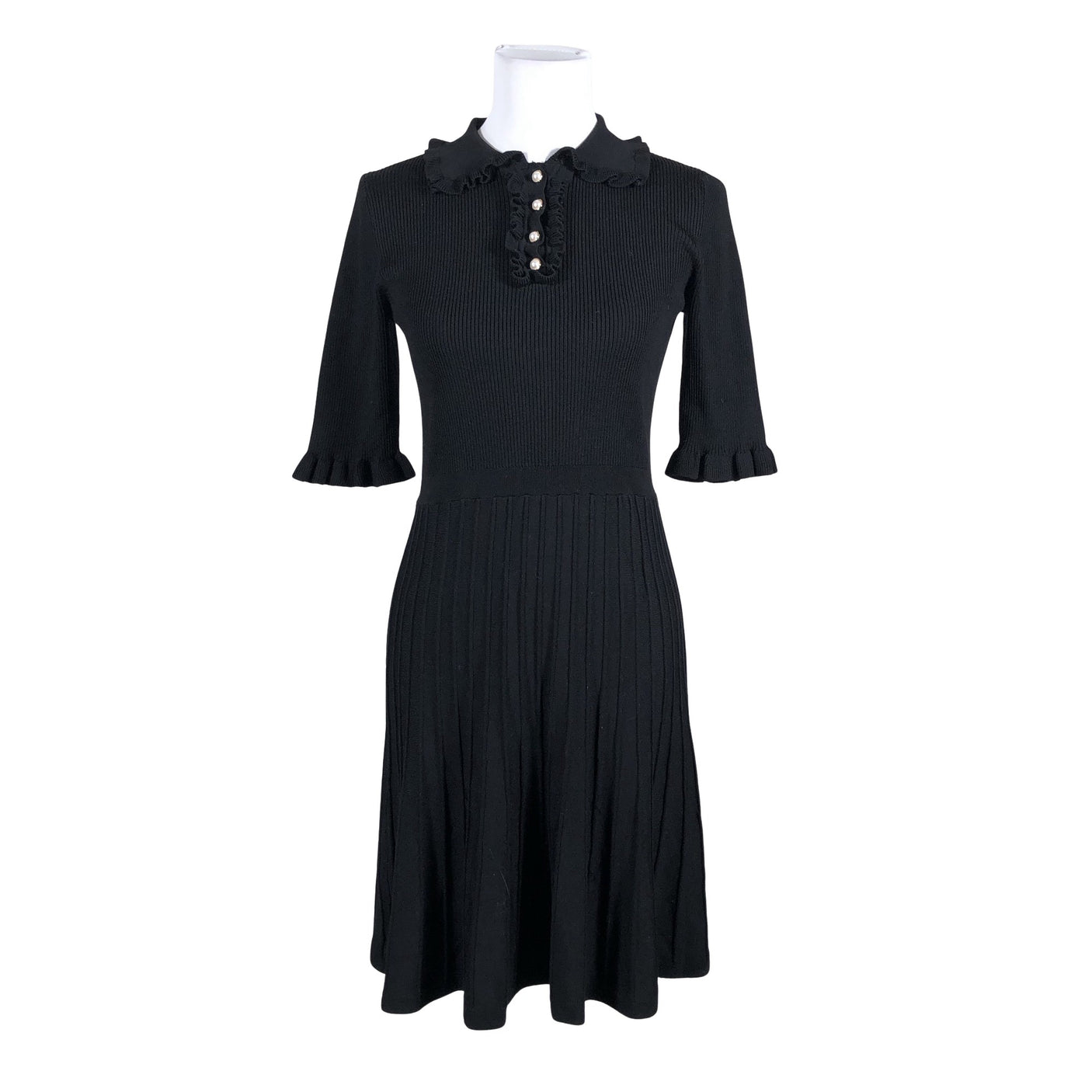 Unisex Holly & Whyte by Lindex - Kootud kleit, suurus 38 - Must (1)