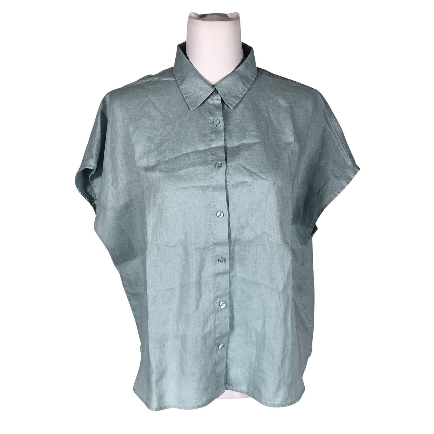 Unisex Essentials by Stockmann - Lühikeste käistega pluus, suurus 40 - Helesinine (1)