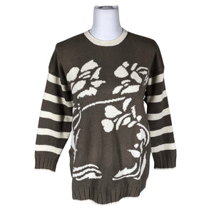 Unisex Piretta - Kampsun, suurus 40 - Pruun (1)