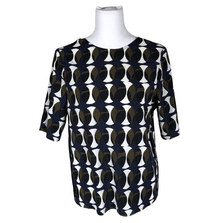 Unisex Sisley - Lühikeste käistega pluus, suurus 36 - Sinine ()