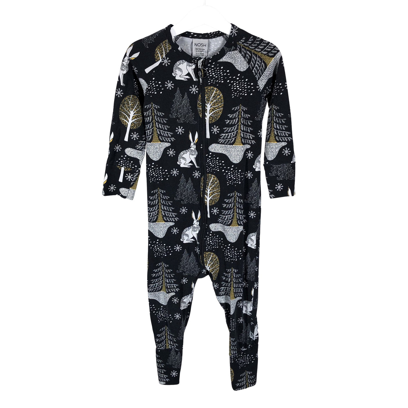 Unisex NOSH - Pükskostüüm, suurus 98 - 104 - Must (1)
