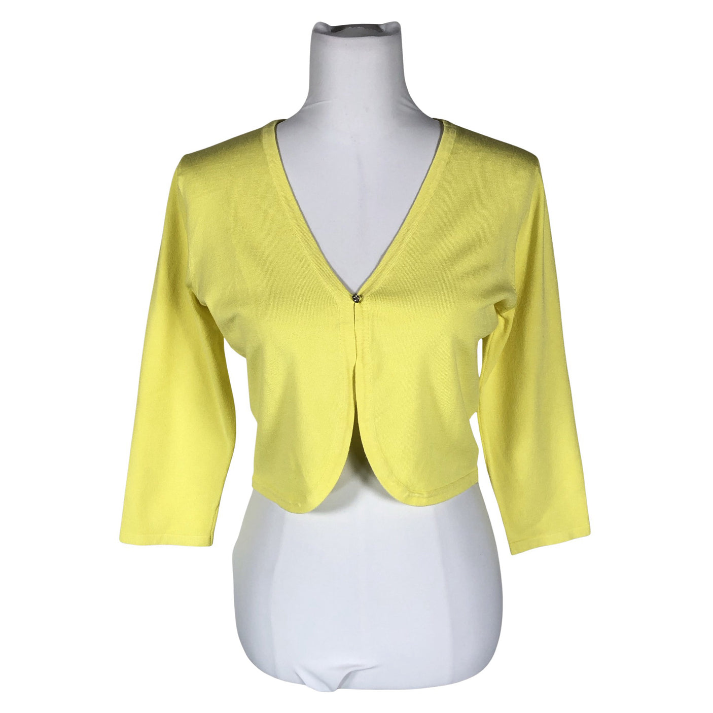Unisex Fransa - Kardigan, suurus 40 - Kollane (1)