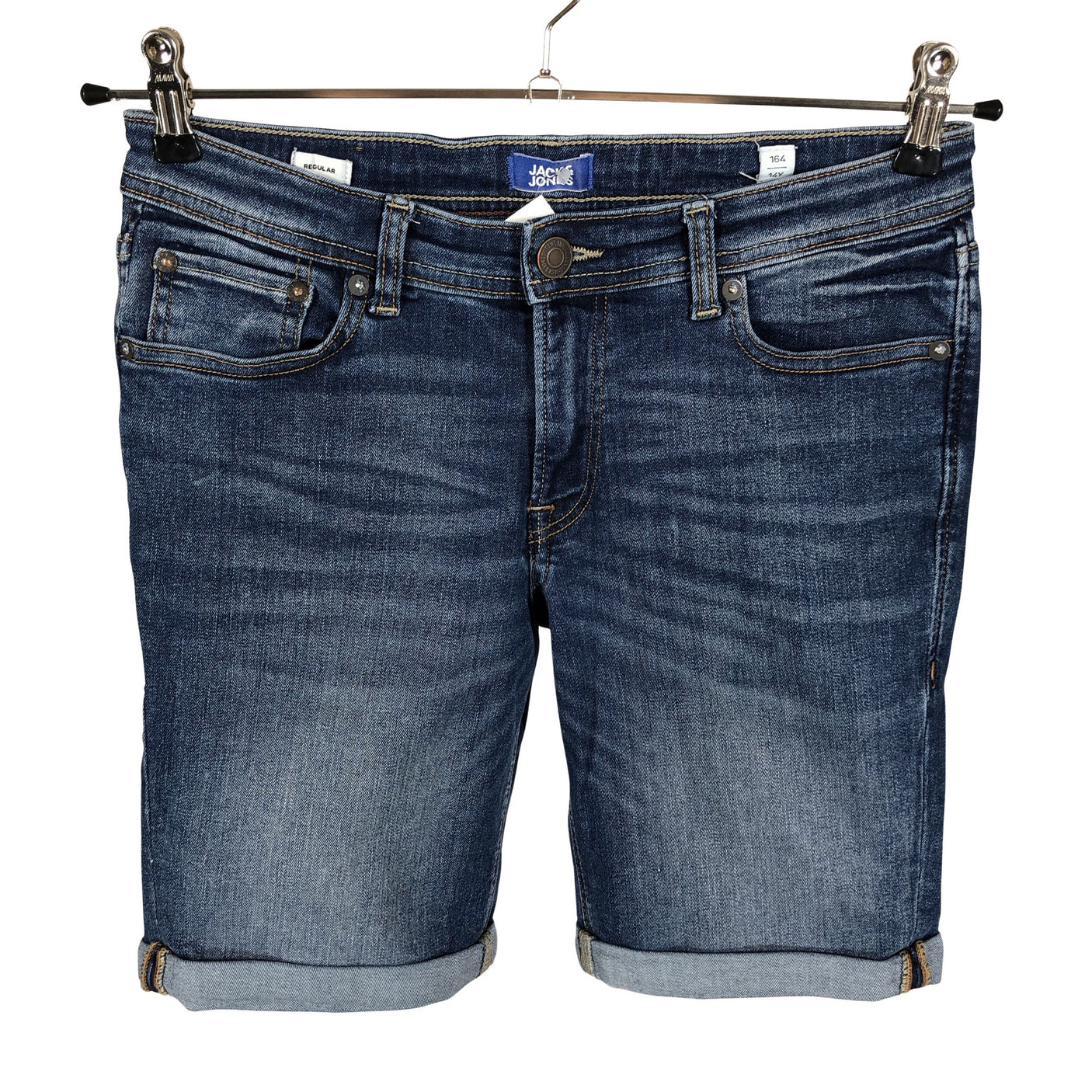 Unisex Jack & Jones - Teksast lühikesed püksid, suurus 164 - 170 - Sinine (1)