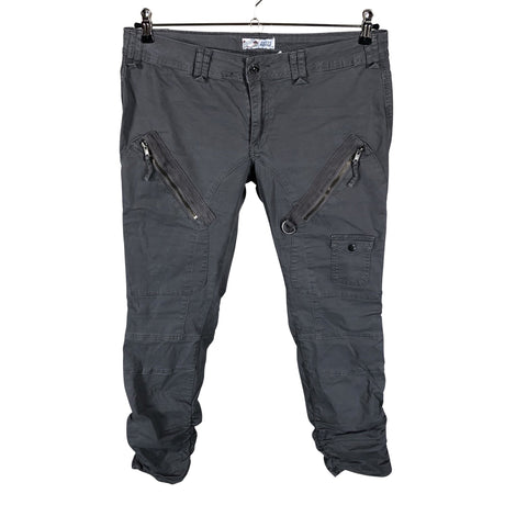 Unisex Zizzi - Mittevenivad püksid, suurus 42 - Hall ()