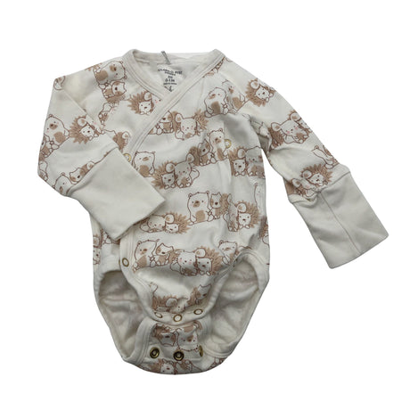 Unisex Polarn O. Pyret - Bodi, suurus 44 - 50 - Valge ()