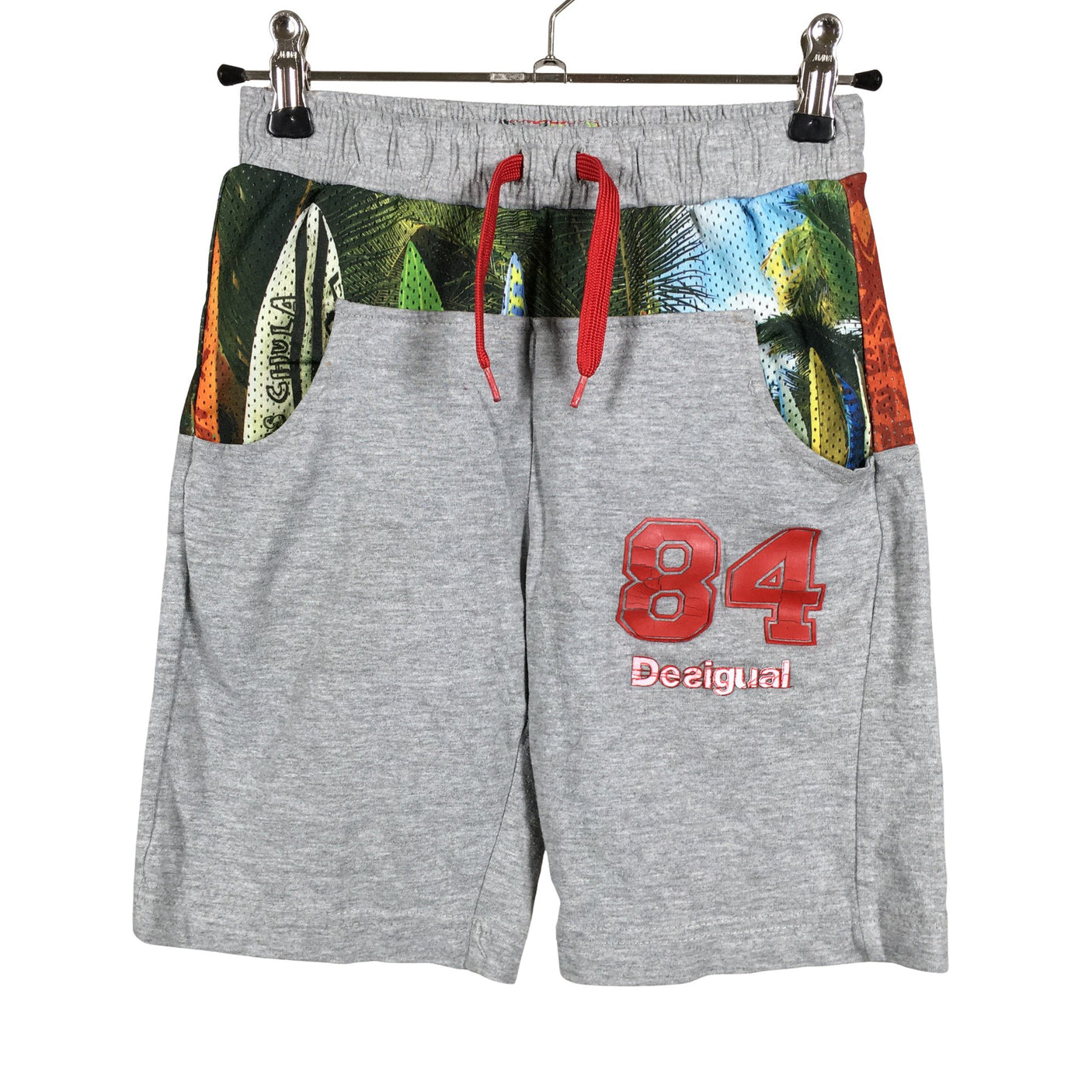 Unisex Desigual - Dressikangast lühikesed püksid, suurus 122 - 128 - Hall (1)