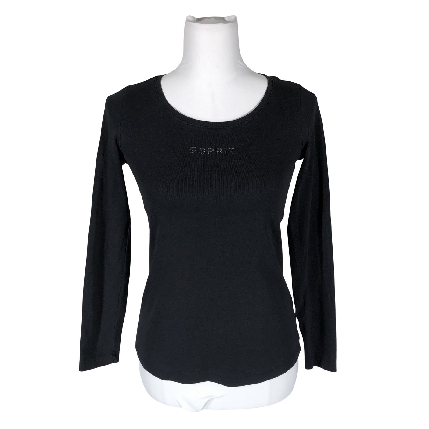 Unisex Esprit - Trikotaažist pluus, suurus 36 - Must (1)