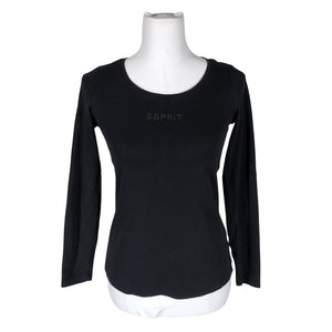 Unisex Esprit - Trikotaažist pluus, suurus 36 - Must (1)