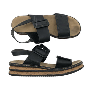 Unisex Rieker - Rihmikud, suurus 40 - Must (1)