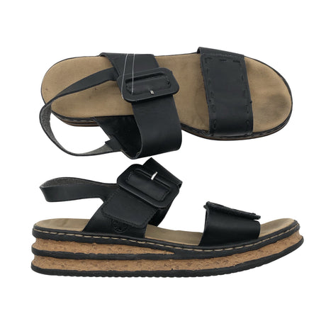 Unisex Rieker - Rihmikud, suurus 40 - Must ()