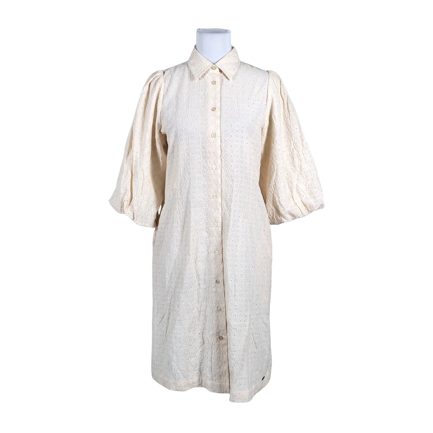 Unisex Elton - Mitteveniv kleit, suurus 38 - Beige (1)