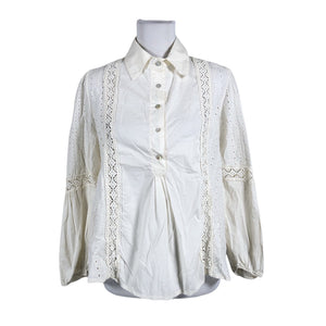 Unisex Bohemiana - Pluus, suurus 38 - Looduslik valge (1)