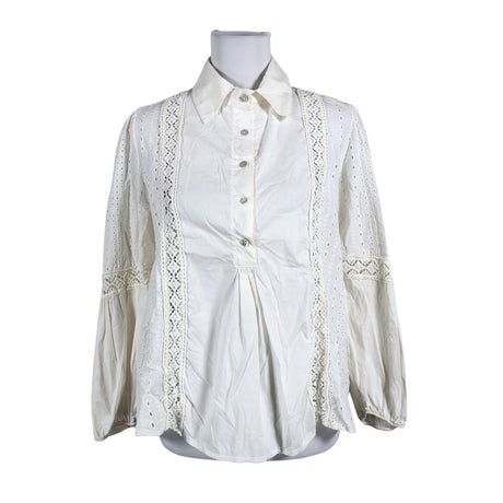 Unisex Bohemiana - Pluus, suurus 38 - Looduslik valge ()