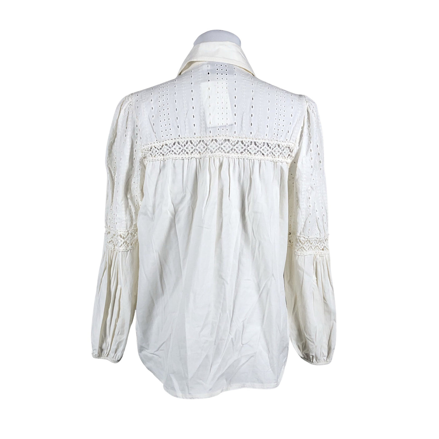Unisex Bohemiana - Pluus, suurus 38 - Looduslik valge (2)