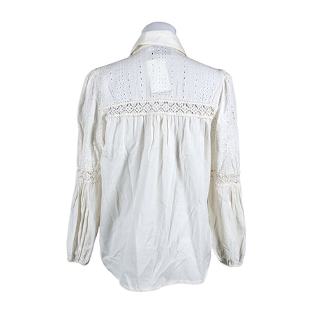 Unisex Bohemiana - Pluus, suurus 38 - Looduslik valge (2)