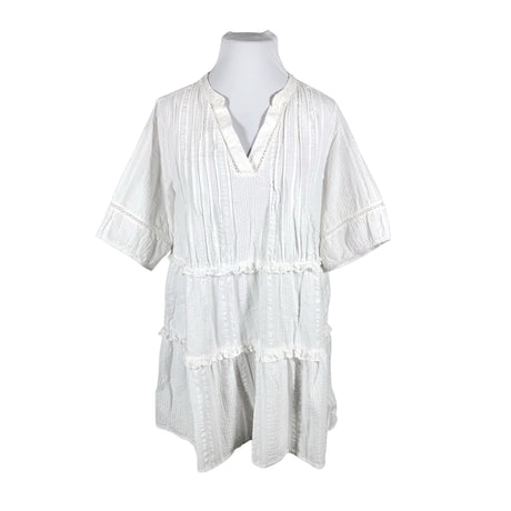 Unisex Zizzi - Mitteveniv kleit, suurus 46 - Valge ()
