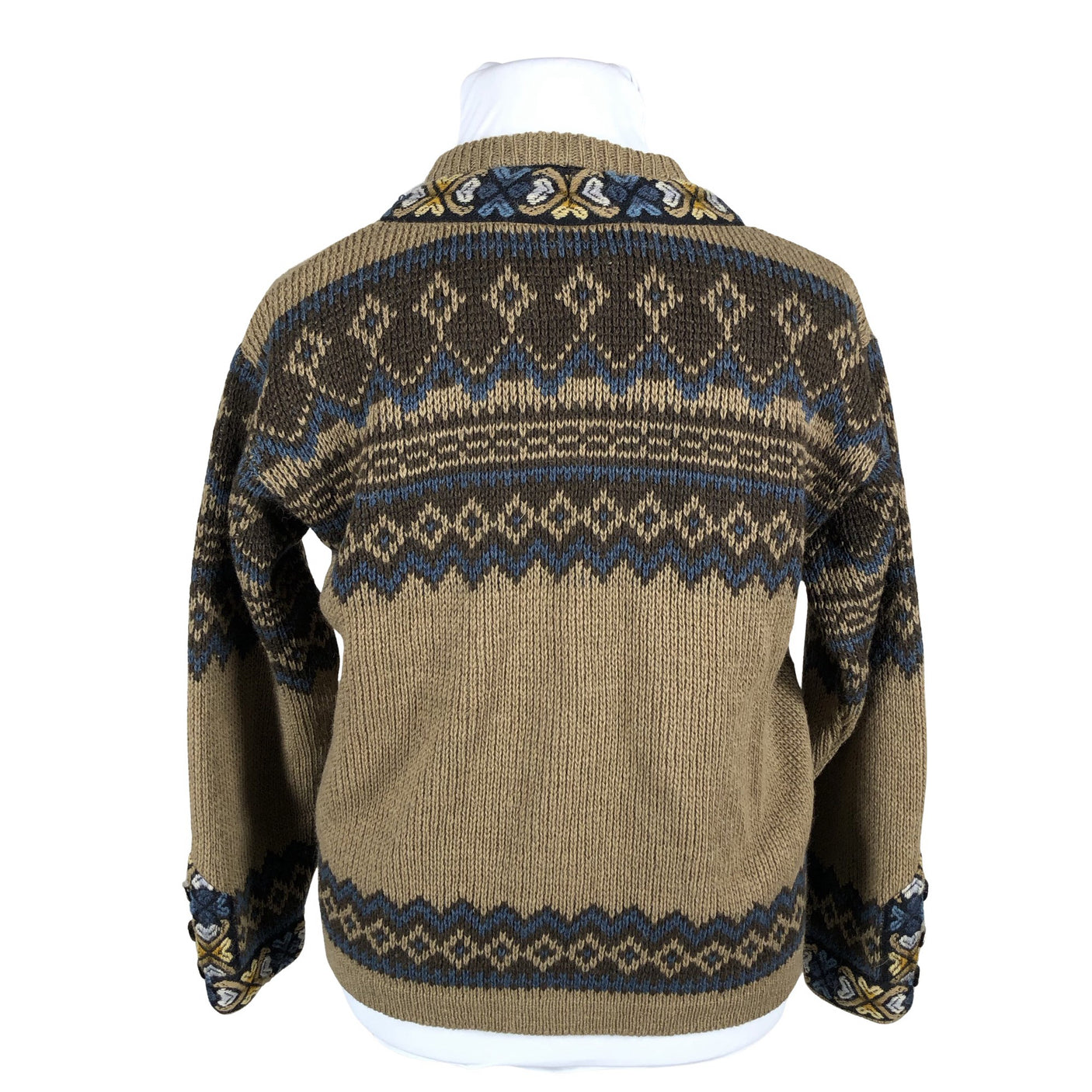 Unisex Nordstrikk - Kardigan, suurus 44 - Pruun (2)