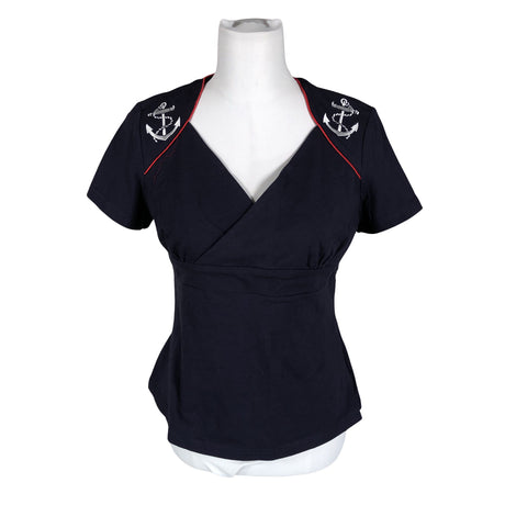 Unisex Lindy Bop - T-särk, suurus 40 - Sinine ()