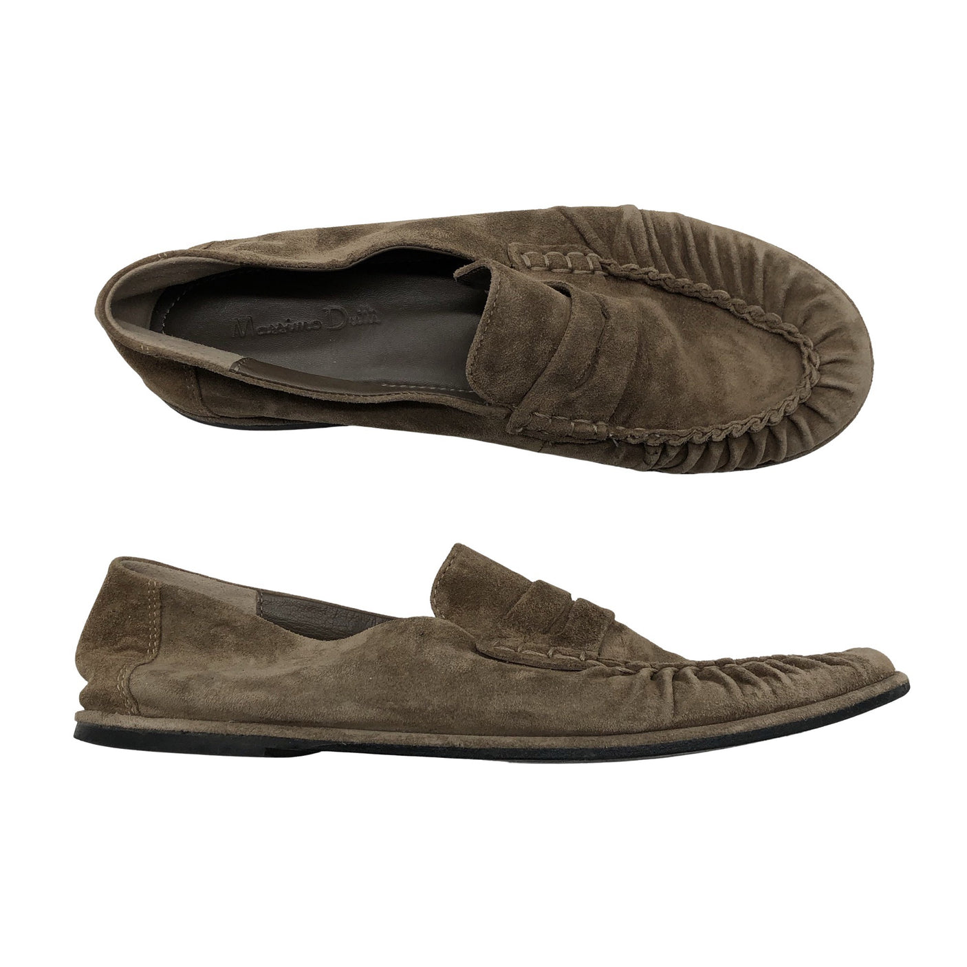 Unisex Massimo Dutti - Mokassiinid, suurus 37 - Pruun (1)