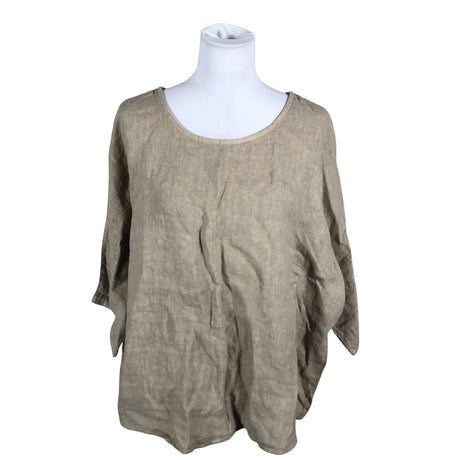 Unisex Bohemiana - Lühikeste käistega pluus, suurus Ei kokoa - Beige ()