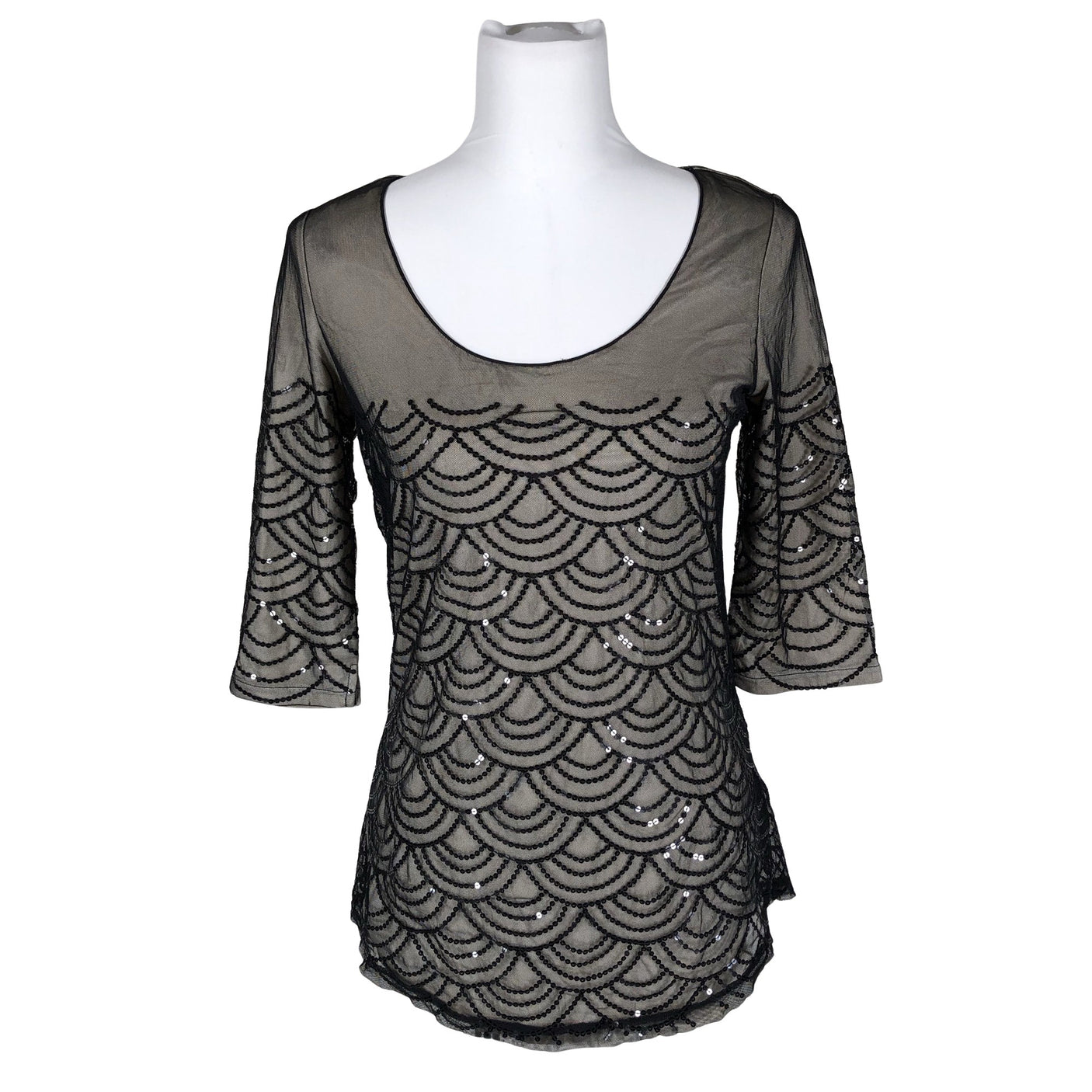 Unisex Long Tall Sally - Pluus, suurus 38 - Must (1)