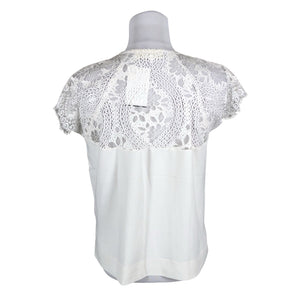 Unisex InWear - Lühikeste käistega pluus, suurus 36 - Valge (2)