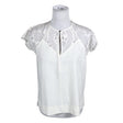 Unisex InWear - Lühikeste käistega pluus, suurus 36 - Valge ()