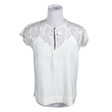 Unisex InWear - Lühikeste käistega pluus, suurus 36 - Valge ()