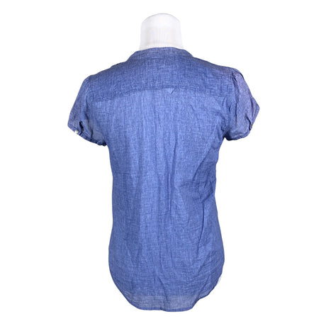 Unisex S.T.I - Lühikeste käistega pluus, suurus 36 - Sinine (2)