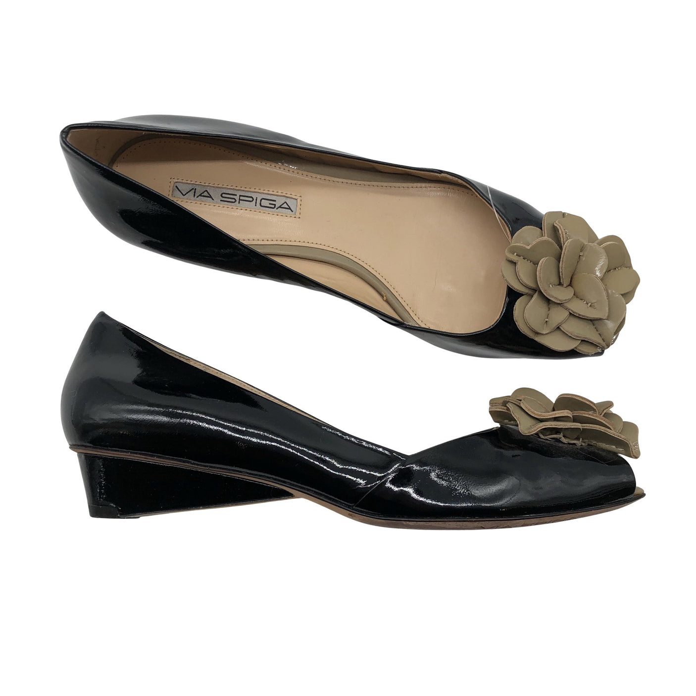 Unisex Via Spiga - Kiilkontsaga kingad, suurus 42 - Must (1)