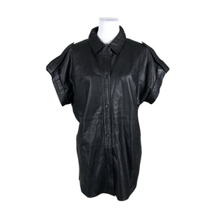 Unisex Goosecraft - Nahktagi, suurus 34 - Must (1)