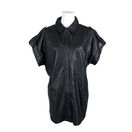 Unisex Goosecraft - Nahktagi, suurus 34 - Must ()