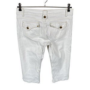 Unisex Esprit - Teksast poolpikad püksid, suurus 40 - Valge (2)