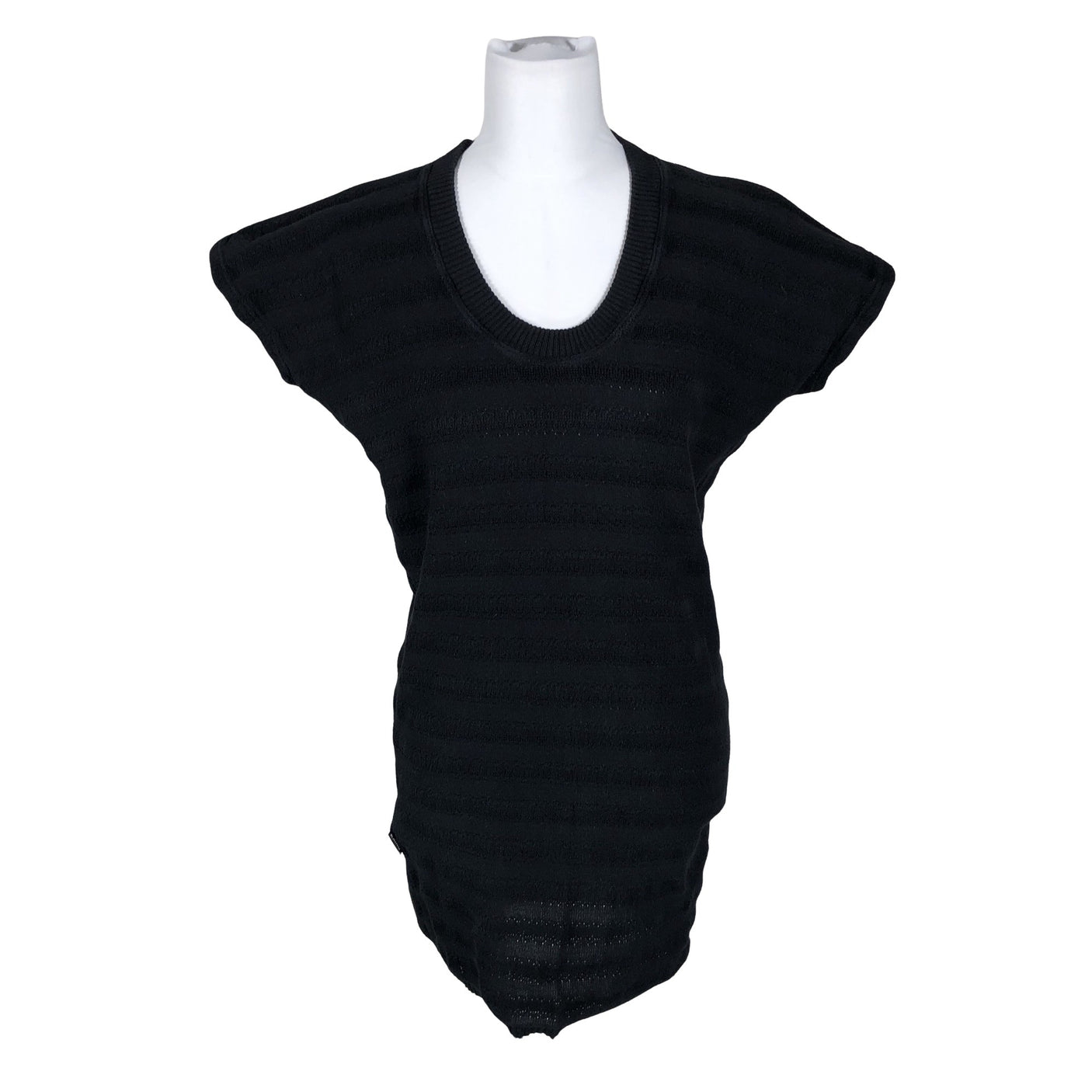 Unisex Kaino - Kootud tuunika, suurus 36 - Must (1)