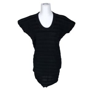 Unisex Kaino - Kootud tuunika, suurus 36 - Must (1)
