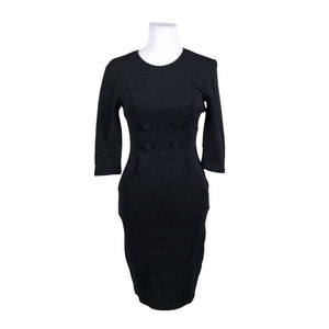 Unisex Tazzia - Trikotaažist kleit, suurus 34 - Must (1)