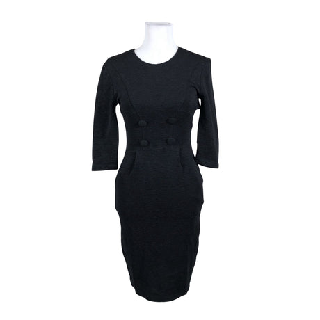 Unisex Tazzia - Trikotaažist kleit, suurus 34 - Must ()