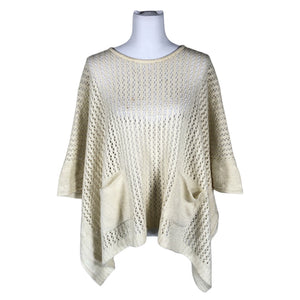 Unisex Think Positive - Pontšo, suurus 36 - Looduslik valge (1)