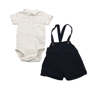 Unisex Lindex - Bodi, suurus 62 - 68 - Valge (1)