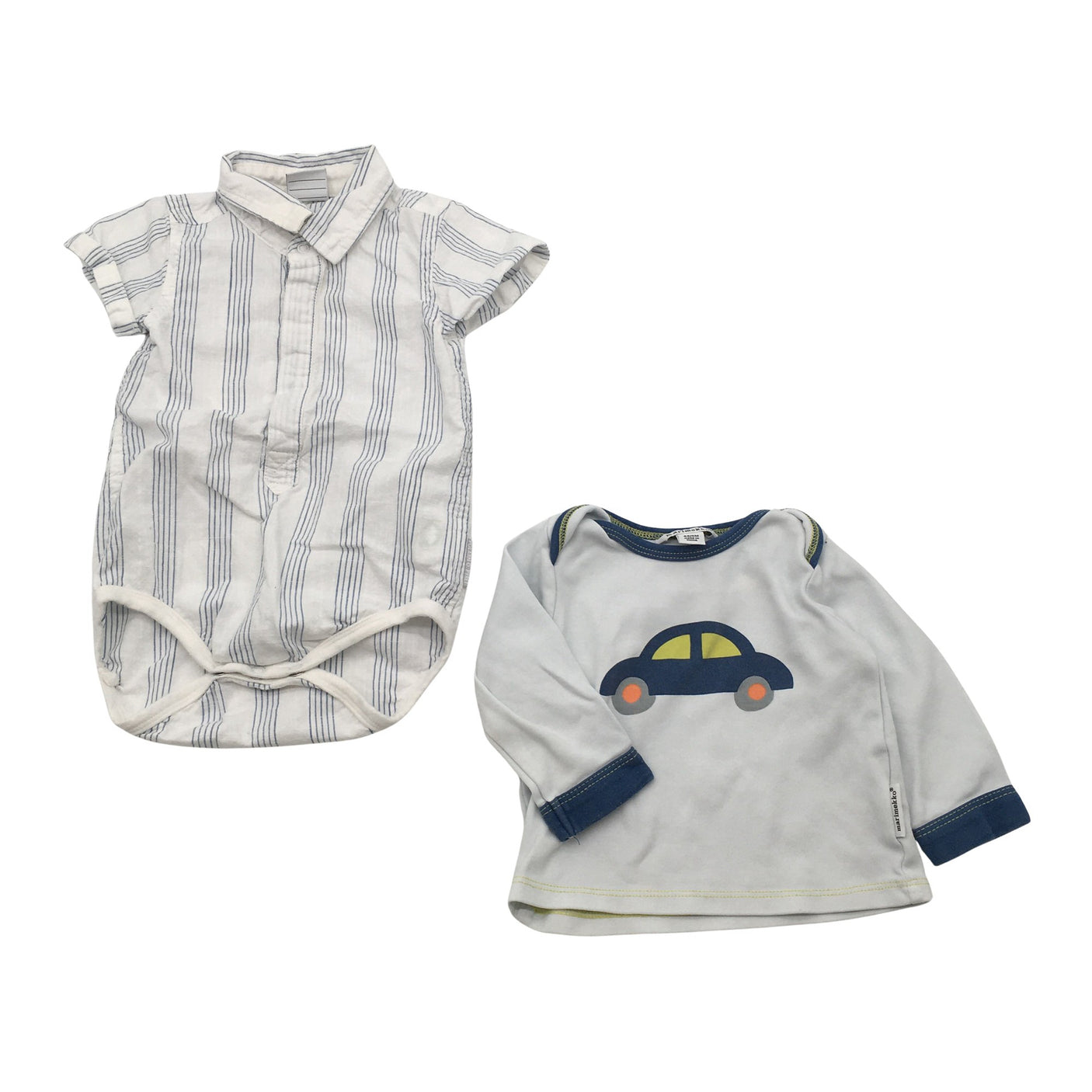Unisex Polarn O. Pyret - Bodi, suurus 62 - 68 - Valge (1)